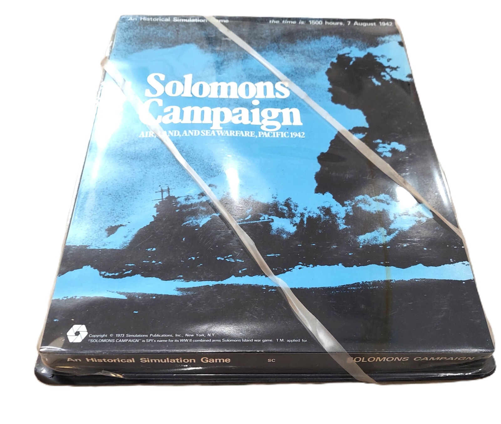 RARE SPI 1973 SOLOMONS CAMPAIGN Air Land & Sea Warfare Pacific '42 COMPLETE tray