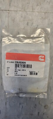 2880305, Cummins, Male Connector | eBay