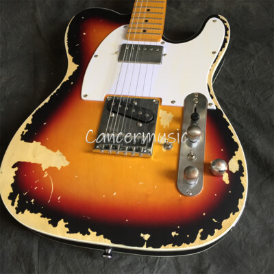 Heavy Relic Sunburst Andy Summers Tribute Electric Guitar Aged Hardware 6 String