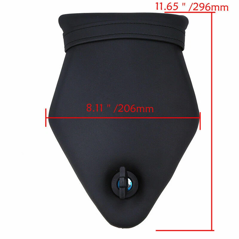 Cojín de asiento de pasajero trasero de PC con bloqueo apto para BMW S1000RR 17-09 2016 Foto 4 de 4