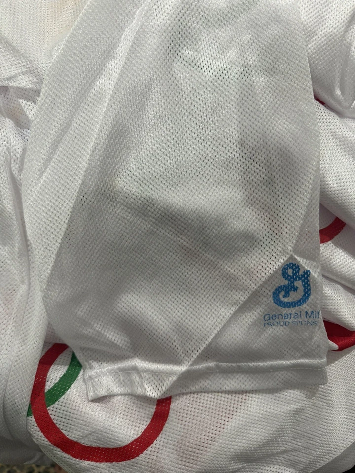 Vintage 90's USA OLYMPICS Mesh Hockey Jersey GENERAL MILLS Promo Size XL - Image 3 of 4