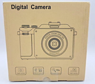 Digital Video Camera 48 Megapixels 18X Digital Zoom f=2.0mm F2.2