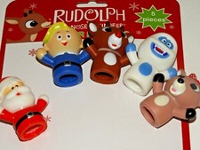 2018 Rudolph the Red Nosed Reindeer Misfit Toys Finger Puppets Set of 5