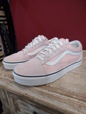 Vans Youth Old Skool Powder Pink and white