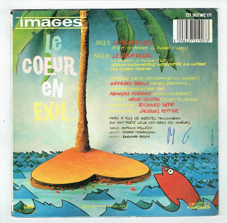 Images Vinyl 45 Tours 7" SP The Heart in Exile Flarenasch 721907