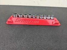 #bk483 Snap-on Tools 110TMDY USA 10pc 1/4" Drive SAE Shallow 12pt Socket Set