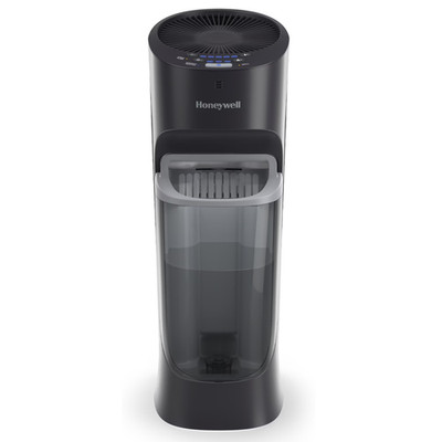 Honeywell HEV620B Top Fill Tower Humidifier Digital Humidistat 1.7Gal 24Hr Blk