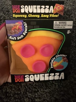 Authentic Schylling NeeDoh   Squeeza Pizza Soft Doh Squishy Toy Yellow Crust