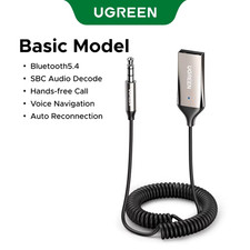 UGREEN Adattatore Vivavoce Bluetooth 5.3 Bluetooth 3,5 Mm AUX Navigazione Musica