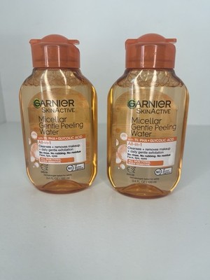 2x Garnier Micellar Gentle Peeling Water-Glycolic Acid - 3.4 Oz Ea