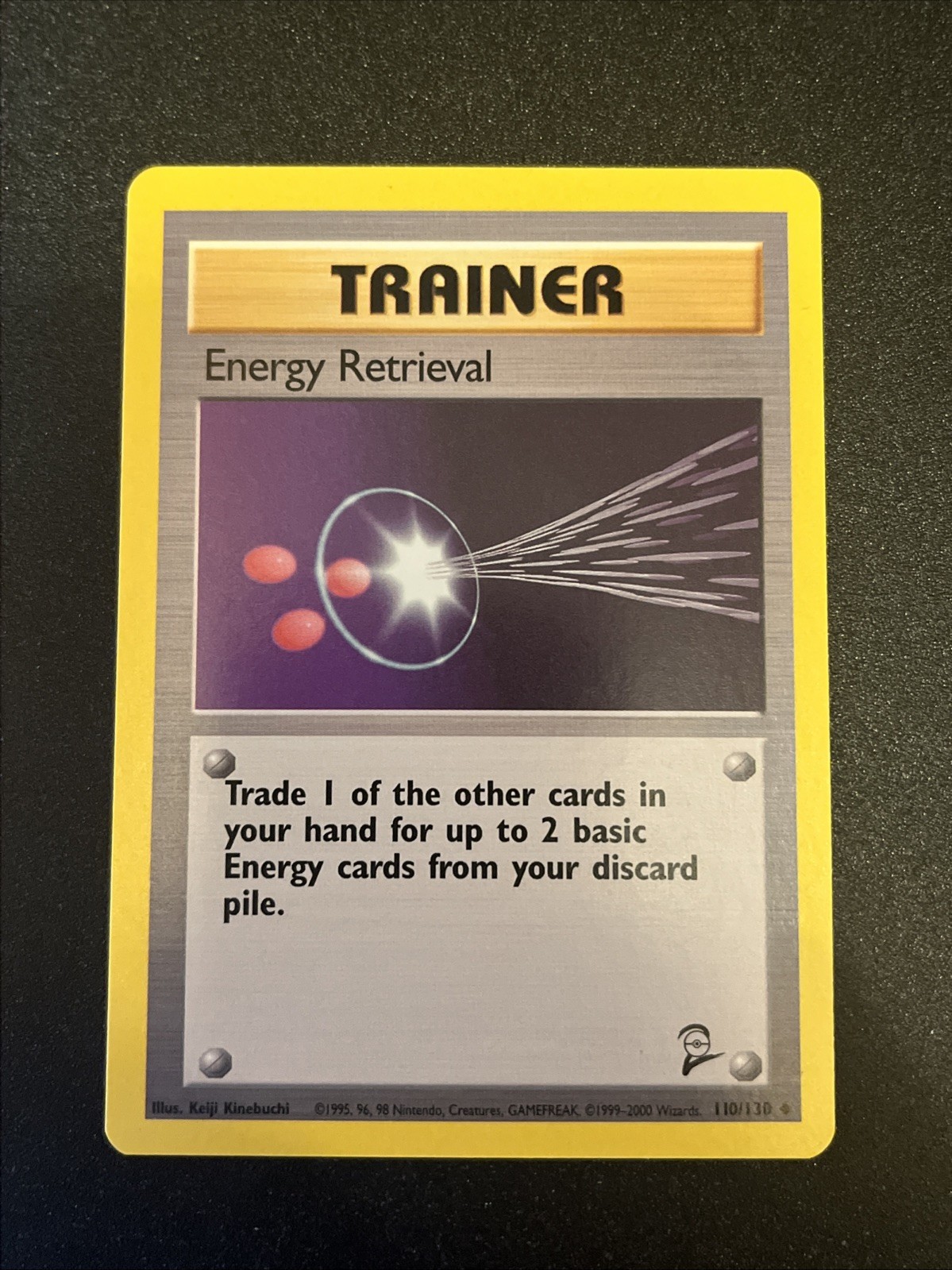 Energy Retrieval - 110/130 - Uncommon Base Set 2 Pokemon Trainer Card (1)