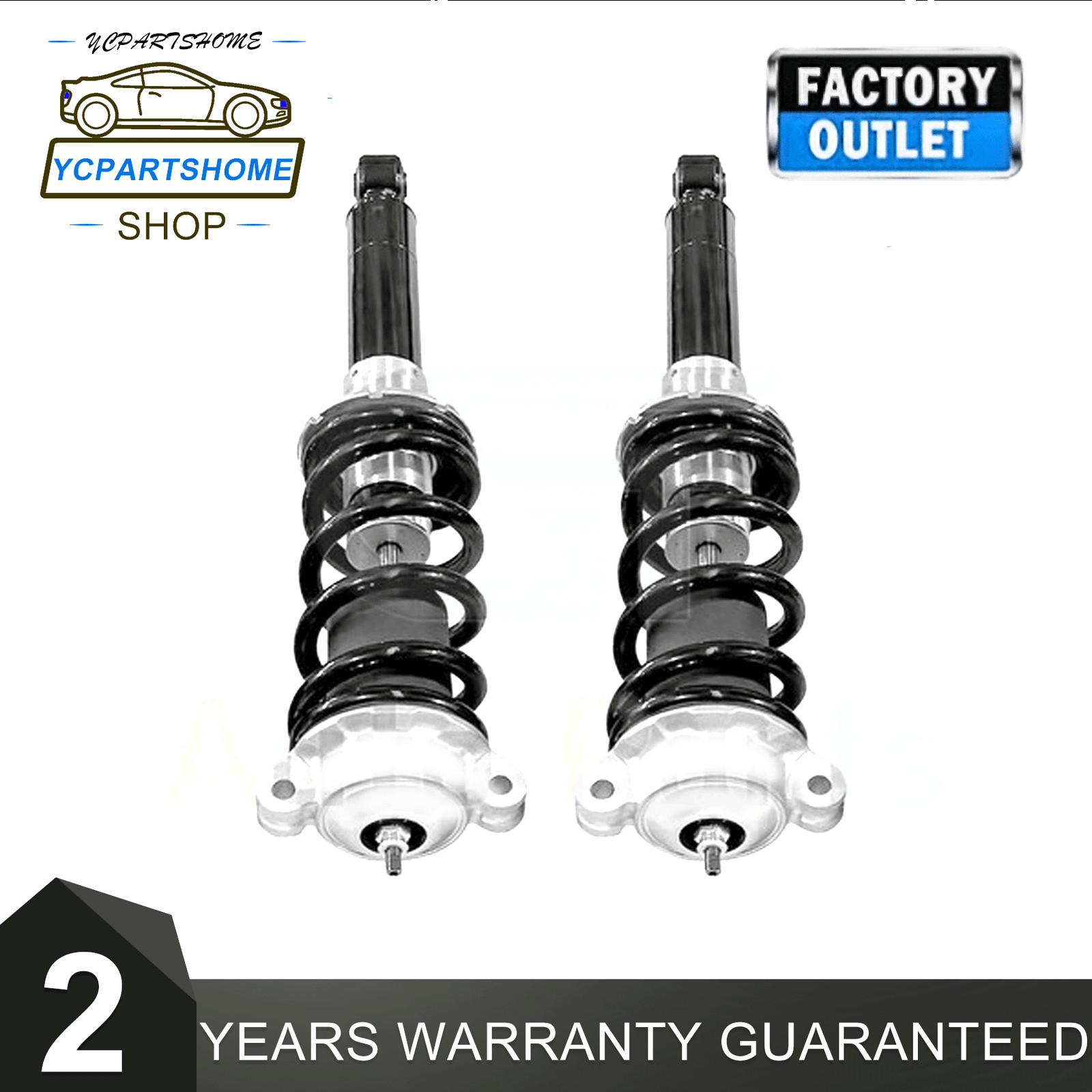 2x For 2008-14 Ferrari California Rear L & R Shock Absorber Assys w /Magnetic