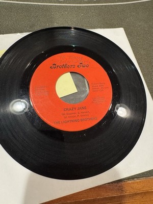 The Lightning Brothers Crazy Jane 7'' b/w Wild Smoke 1976 Rock VG++