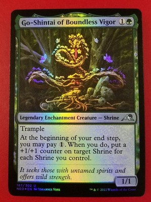 1x Go-Shintai of Boundless Vigor | FOIL | Kamigawa Neon Dynasty | MTG Magic