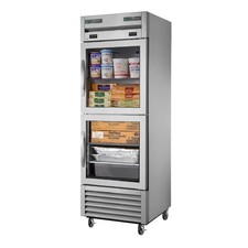 True T-23DT-G-HC FGD01 27" One-Section Reach-In Refrigerator/Freezer - 115V