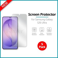 5x For Samsung Galaxy S26 Ultra Screen Protector w/ cloth