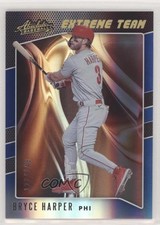 2021 Panini Absolute Extreme Team Spectrum Blue 122/149 Bryce Harper #ET-6 0ob2