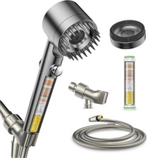 FEELSO High Pressure Shower Head with Handheld Combo, 18-Stage Filter Showerhead