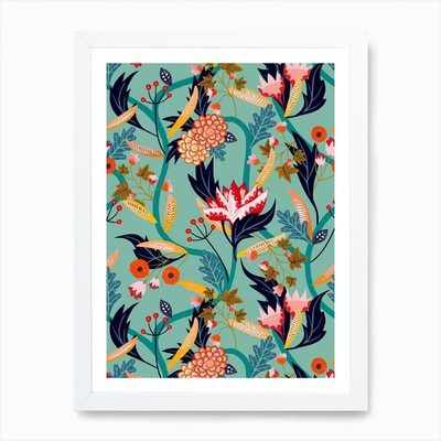 Eastern Delight Art Print Framed Wall Art Poster Canvas Print Picture
