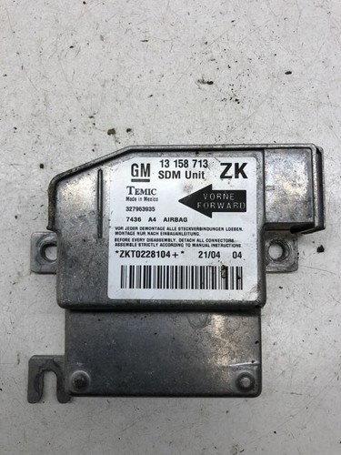 Opel Meriva A 2005 Airbagsteuergerät 13158713 DRA45715