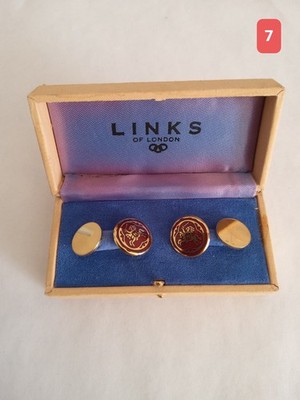 Links of London Manschettenknöpfe Silber 925 vergoldet   Litauen ''Vytis''  SELTEN