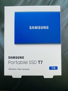 SAMSUNG T7 1TB SSD - Blue