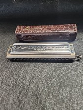 Vintage Hohner 64 Chromonica 280-C Harmonica - 4 Octaves -Unique Double Branding