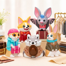 Blind Box Gacha Dapper Animal Figure Kawaii Japanese Capsule Toy  1 Random