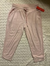 NWT Adrienne Vittadini Sport Women’s Pink Jogger Sweatpants Size M Lounge Wear