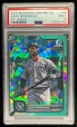 2022 Bowman Chrome Sapphire Julio Rodriguez Refractor SP Aqua RC #/99 PSA 9