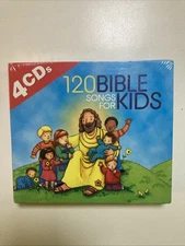 120 Bible Songs for Kids 4 CD Set (Madcay Entertainment 2006) Brand New Sealed