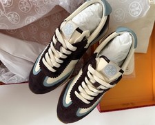 TORY BURCH Hank Retro Colorblock Women's Sneakers- SZ 6 NIB Blue/Ivory