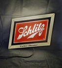 *RARE* Vintage1950's  Schlitz "Take Home"Lighted Beer Sign Bar Light!