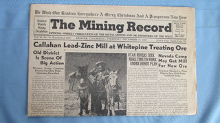 1947 Mining Record Pre Uranium Boom Utah Atomic Energy Mining Photographs Nevada