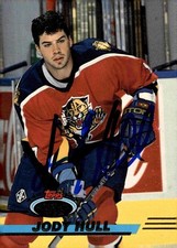Jody Hull - Signed 1993-94 Topps Stadium Club Card #344