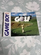 Nintendo Gameboy Instruction Manual Only Ultra Golf