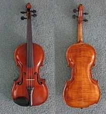 RESTORED ANTIQUE 4/4 VIOLIN MARKED STEINER (STAINER MODEL) WITH CASE & BOW 1885