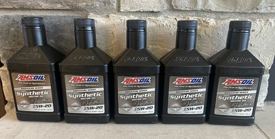 5 Quarts AMSOIL 5W-20 Full Synthetic Motor Oil Signature Series Engine