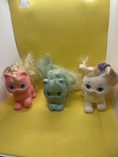 Vtg 1989 My Little Pretty Kitty Mattel Lot of 3 - Catra Rosebud & Frosty Fur