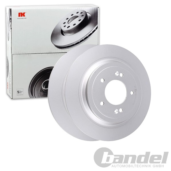 2X NK Bremsscheiben 302Mm Voll Hinten Passend FÜR Hyundai Nexo Tucson KIA-image