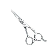 Kasho Green 5.0 Inch Offset Ergonomic Hair Cutting Scissors