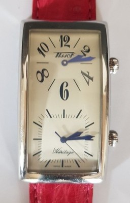 Tissot Heritage Dual Time Quarz 28x50mm Vintage