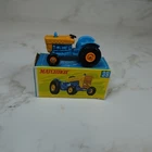 Vintage Lesney Matchbox #39 1967 FORD Tractor orange blue Mint - Original Box
