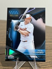 2026 Topps Chrome Black Pete Alonso Blue Refractor /150