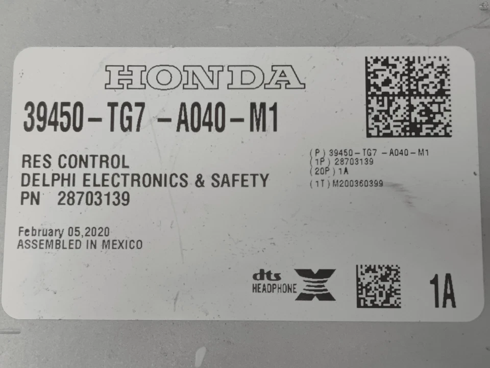 UNIDAD DE MÓDULO DE CONTROL ESTABILIZADOR DE VOLTAJE CON SOPORTE OEM HONDA PILOT 2019-2020 Foto 3 de 4