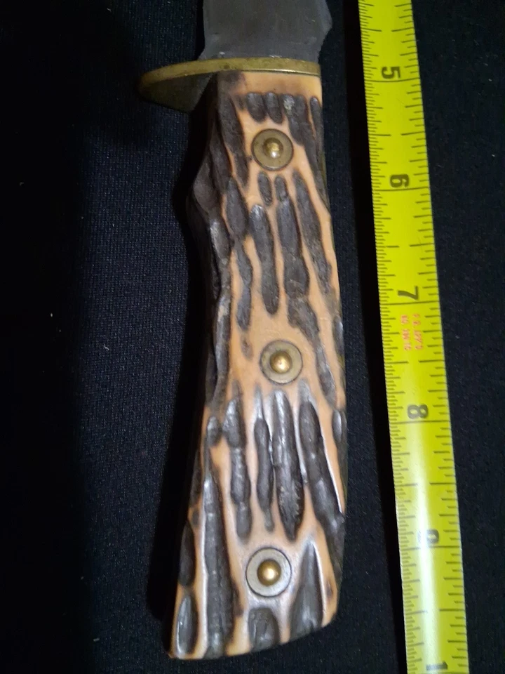 FACA DE LÂMINA FIXA VINTAGE IMPERIAL KIP CARSON sem bainha. - Imagem 3 de 4