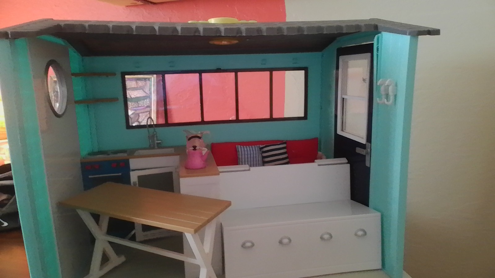 next generation American doll beach house with lifeguard sta