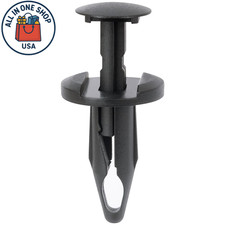 30 Pcs 1/4" Hole Bumper Cover Retainer Clips for GM, Chrysler, Ford