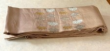 Vintage Japanese Brocade Nagoya Obi Kimono Belt w/Embroidery