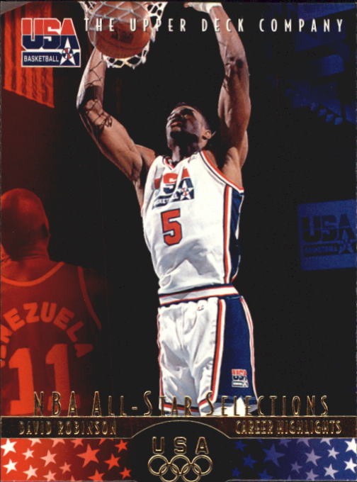 1996 Upper Deck USA #30 David Robinson - BSK